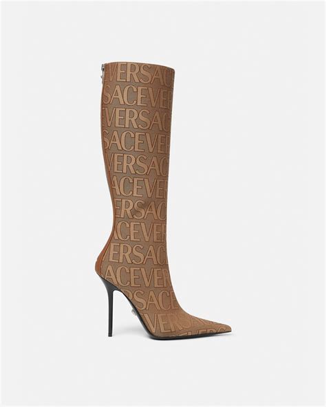 versace boots womens|versace high heel boots.